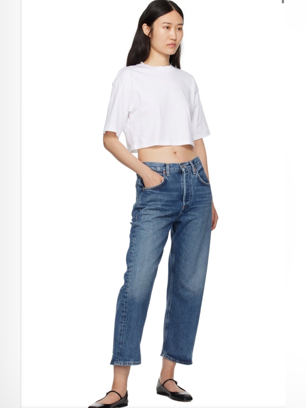 Citizens Of Humanity Relaxed Fit Dahlia Boyfriend Jeans in Medium Blue Wash 24